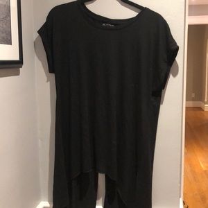 Top shop black t shirt size 6